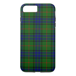 Capa iPhone 8 Plus/7 Plus Xadrez azul-tartan Lauder