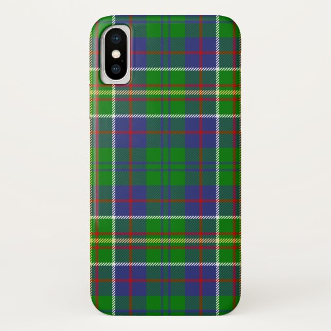 Capa Para iPhone, Case-Mate Xadrez Escocesa Clan Hunter Tartan (Verso)