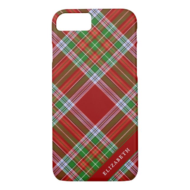 Capa Para iPhone, Case-Mate Xadrez Escocesa MacBain Clan Tartan (Verso)