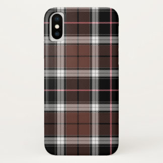 Capa Para iPhone Da Case-Mate Xadrez Marrom