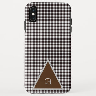 Capa Para iPhone Da Case-Mate Xadrez Rústico Chique Monograma