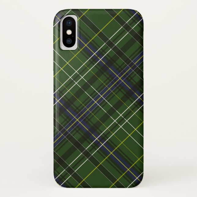 Capa Para iPhone, Case-Mate Xadrez verde (Verso)