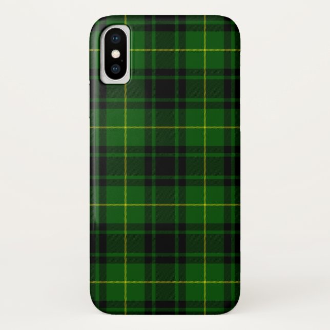 Capa Para iPhone, Case-Mate Xadrez verde MacArthur tartan (Verso)