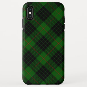 Capa Para iPhone Da Case-Mate Xadrez verde preto tartan Gunn