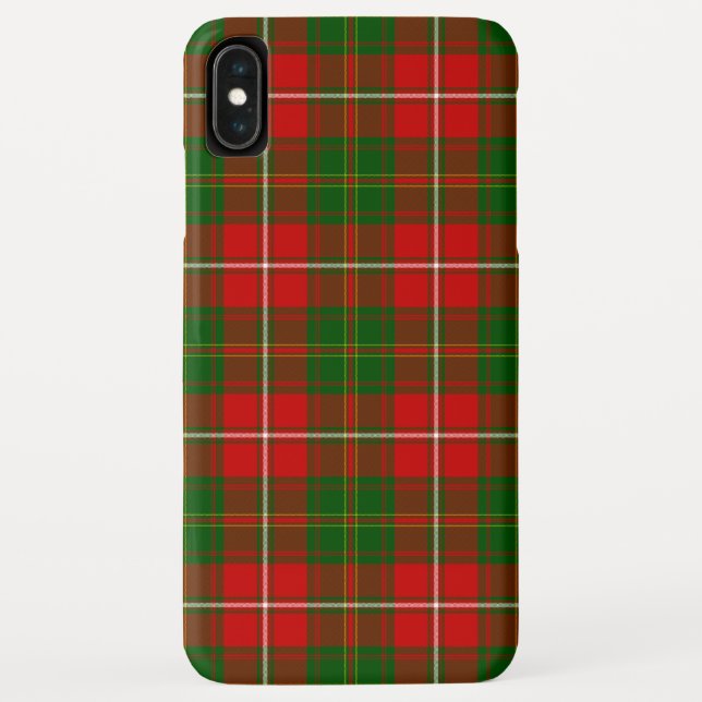 Capa Para iPhone, Case-Mate Xadrez verde-tartan (Verso)