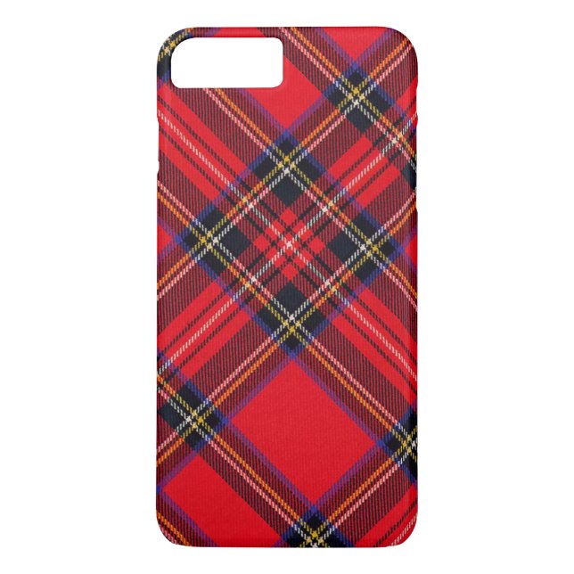 Capa Para iPhone, Case-Mate Xadrez vermelha de Stewart tartan (Verso)