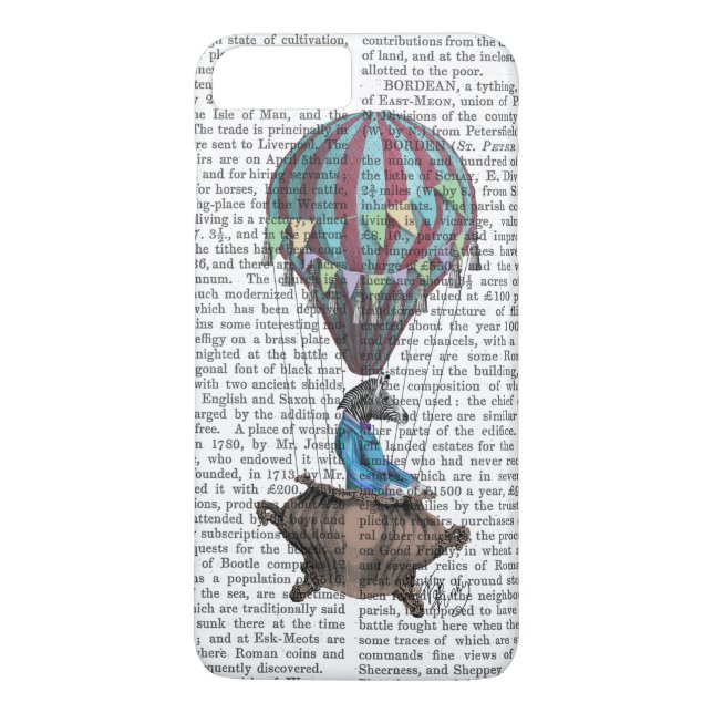 Capa Para iPhone, Case-Mate Zebra voadora (Verso)