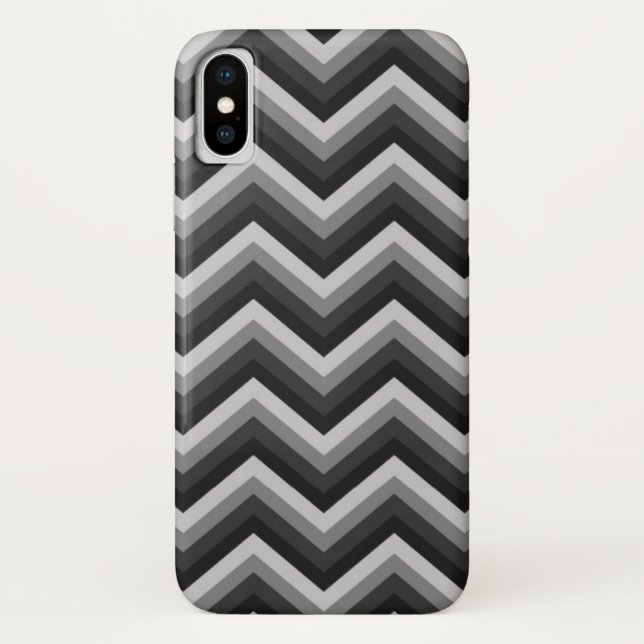 Capa Para iPhone, Case-Mate Ziguezague retro Chevron do teste padrão (Verso)