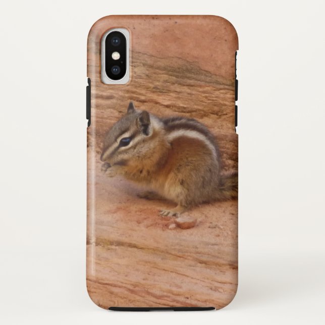 Capa Para iPhone, Case-Mate Zion Chipmunk em Rochas Vermelhas (Verso)