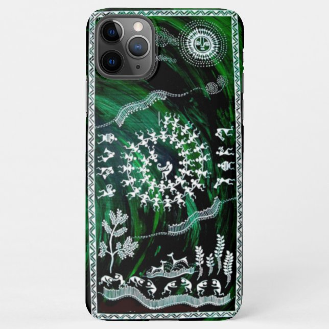 Capa Para iPhone Caso do Folk art iPhone 11 Pro Max (Verso)