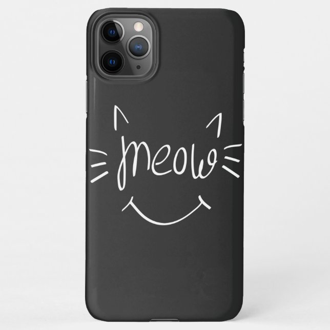 Capa Para iPhone Cat Lover Meow (Verso)