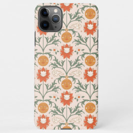 Capa Para iPhone Celestial Floral Sunburst Seamless Pattern Design