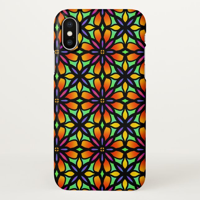 Capa Para iPhone cheio do caso do iPhone X da cor! (Verso)