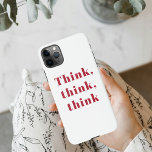 Capa Para iPhone Citação de Pensão Vermelha Positiva de Inspiração<br><div class="desc">Citação de Pensão Vermelha Positiva de Inspiração</div>