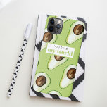 Capa Para iPhone Citação do Diário Verde Avocado Moderno<br><div class="desc">Citação do Diário Verde Avocado Moderno</div>