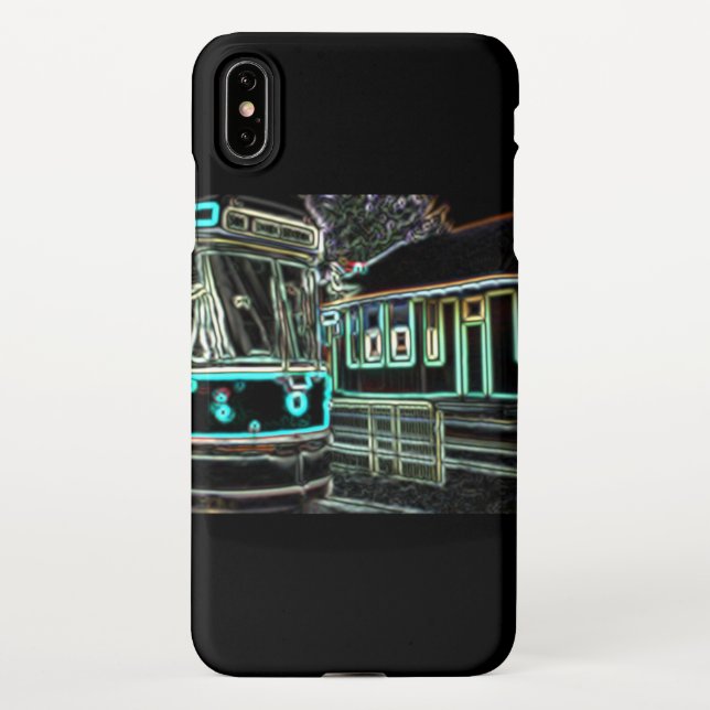 Capa Para iPhone CLRV Neon em stn iPhone XS Máx. Capa de telefone O (Verso)