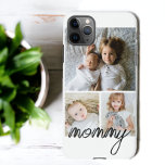 Capa Para iPhone Colagem Personalizada de Fotos e Texto<br><div class="desc">Faça uma capa de telefone personalizada de manutenção de fotos de Ricaso - adicione suas próprias fotos e texto - foto colage mantendo presentes</div>