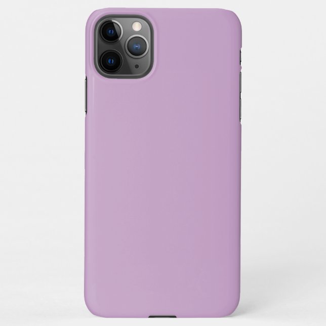 Capa Para iPhone Cor Lilac Sólida (Verso)