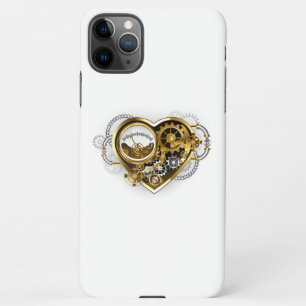 Capa Para iPhone Coração Steampunk com Manômetro