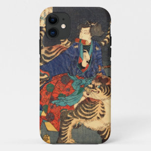 Capa Para iPhone Da Case-Mate 忍 者 虎, 芳 年 Ninja Hero & Tiger, Yoshitoshi, Ukiyo-e
