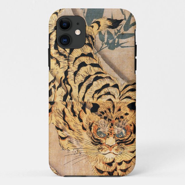 Capa Para iPhone Da Case-Mate 虎図, tigre do 国芳, Kuniyoshi (Verso)