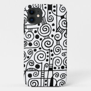Capa Para iPhone Da Case-Mate 040512 - Black on White (Preto em branco)