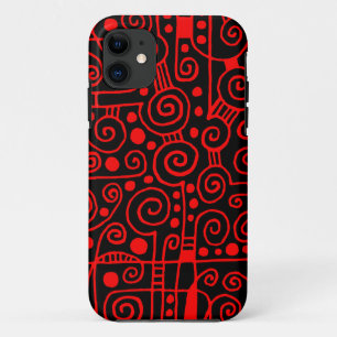 Capa Para iPhone Da Case-Mate 040512 - Red on Black (Vermelho sobre preto)