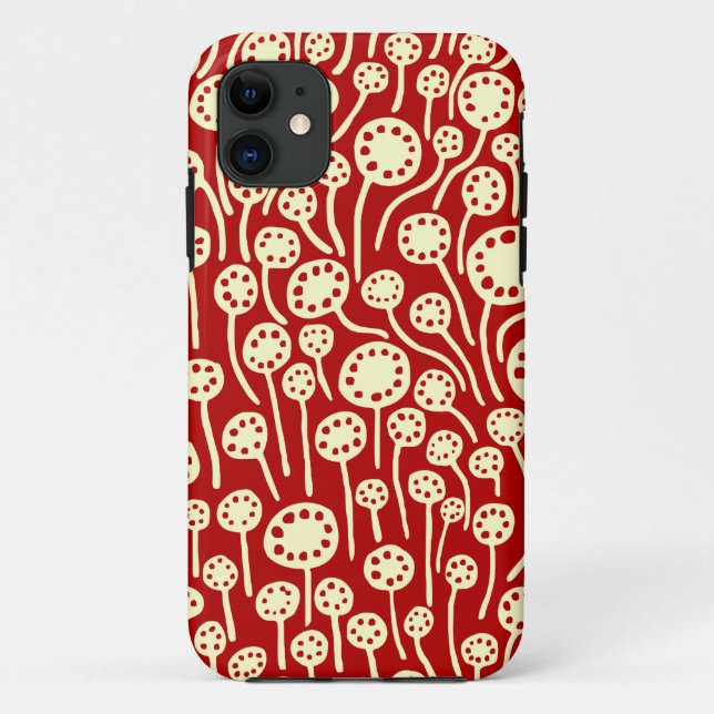 Capa Para iPhone Da Case-Mate 090512 Creme em Ruby Red (Verso)