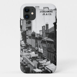Capa Para iPhone Da Case-Mate 1859: Tráfego e lojas na rua de Washington