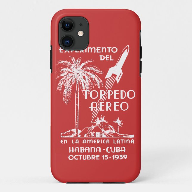 Capa Para iPhone Da Case-Mate 1939, Cuban Rocket Mail (Verso)
