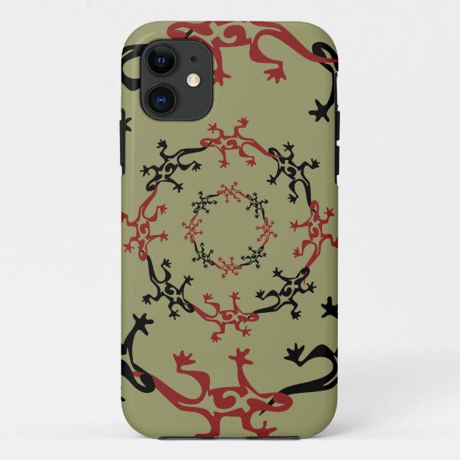 CAPA PARA iPhone DA Case-Mate 24 LAGARTIXAS (Verso)