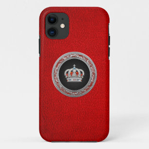Capa Para iPhone Da Case-Mate [600] Príncipe-Princesa Coroa Rei-Rainha [Prata]