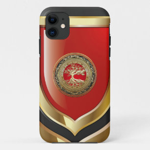 Capa Para iPhone Da Case-Mate [600] Treasure Trove: Celtic Tree of Life [Dourado