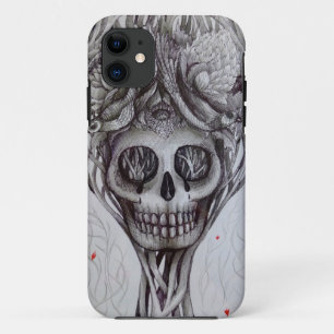 Capa Para iPhone Da Case-Mate a árvore do iPhone do estilo do tatuagem do crân