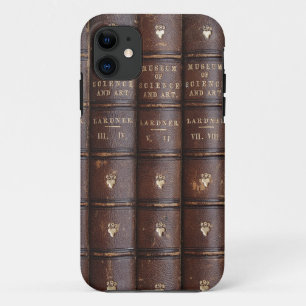 Capa Para iPhone Da Case-Mate A biblioteca do vintage registra o caso do iPhone