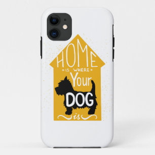 Capa Para iPhone Da Case-Mate A casa é o lugar onde o cão está