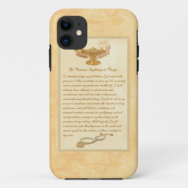 Capa Para iPhone Da Case-Mate A garantia de Florence Nightingale (Verso)
