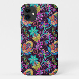 Capa Para iPhone Da Case-Mate A miçanga de vidro colorida olha o design floral