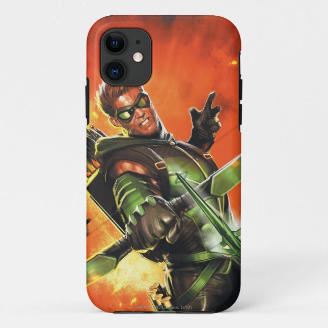 Capa Para iPhone Da Case-Mate A Nova 52 - A Seta Verde Nº 1 (Verso)
