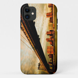Capa Para iPhone Da Case-Mate A opinião da ponte de Manhattan do lado de