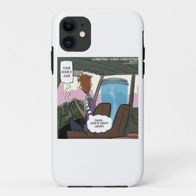Capa Para iPhone Da Case-Mate A Porta do Seu Carro É um Pote Estojo engraçado pa (Verso)