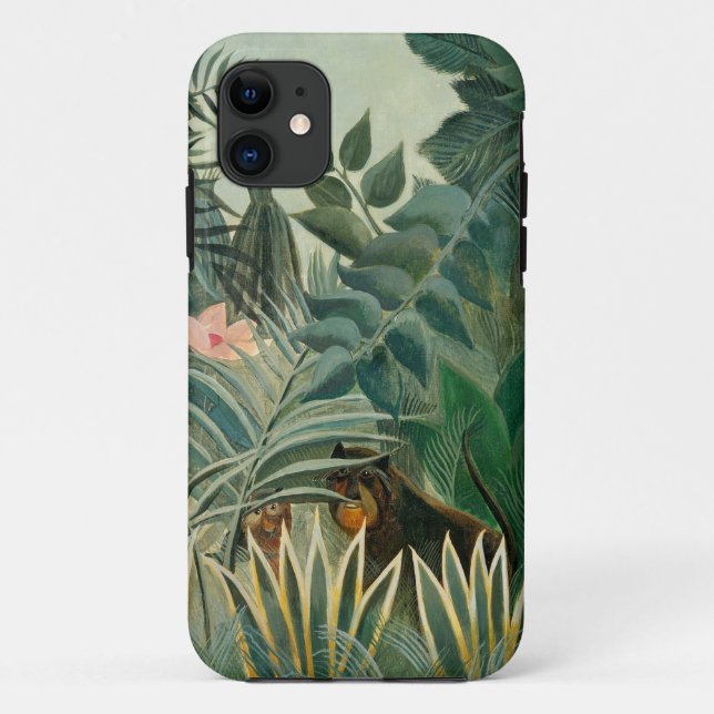 Capa Para iPhone Da Case-Mate A Selva equatorial, 1909 (óleo em canvas) (Verso)