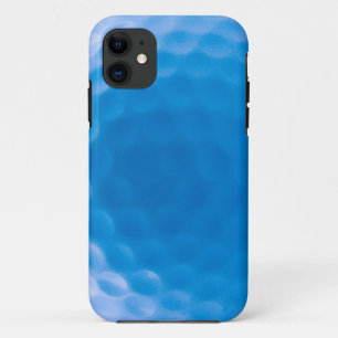 Capa Para iPhone Da Case-Mate A textura da bola de golfe ondeia o azul ártico