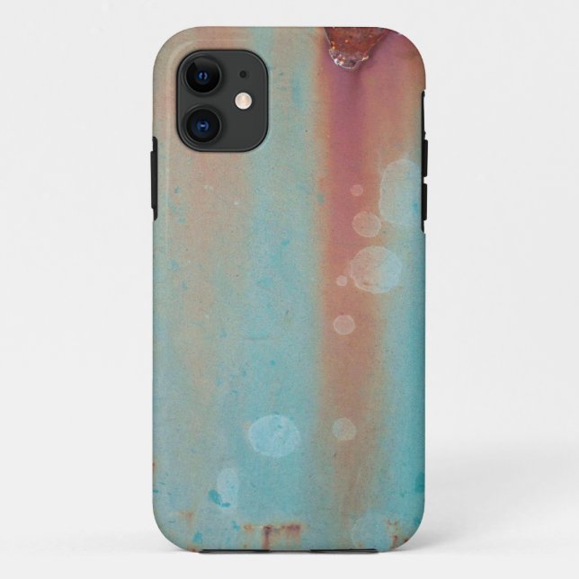 Capa Para iPhone Da Case-Mate A turquesa oxidou metal (Verso)