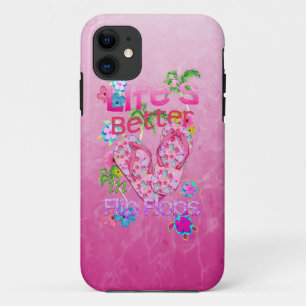 Capa Para iPhone Da Case-Mate A vida é melhor nos chinelos