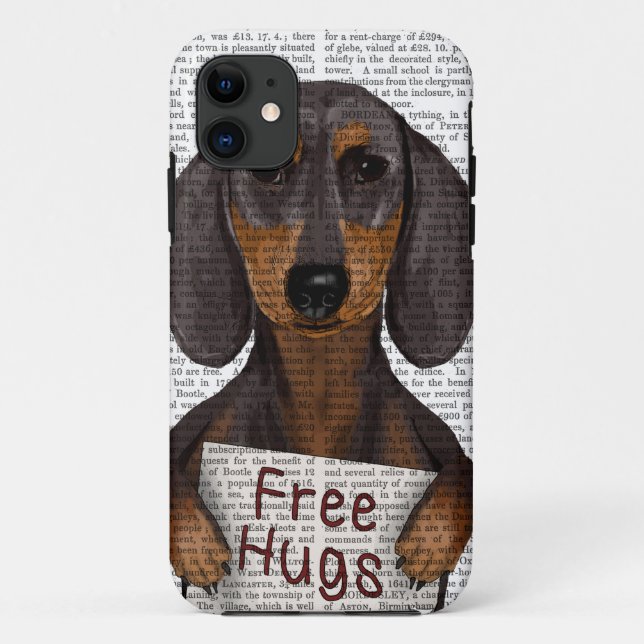 Capa Para iPhone Da Case-Mate Abraços Livres Dachshund (Verso)
