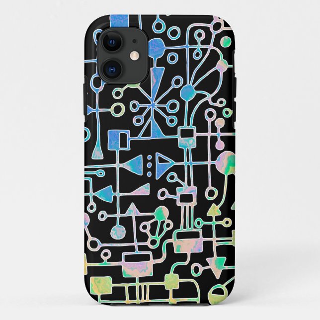 Capa Para iPhone Da Case-Mate Abstrato 090112 v2 (Verso)