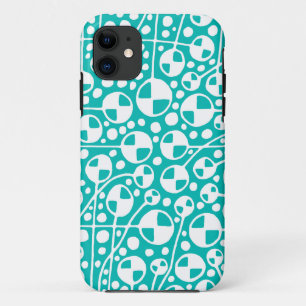 Capa Para iPhone Da Case-Mate Abstrato 130112 v5 Branco em Aqua