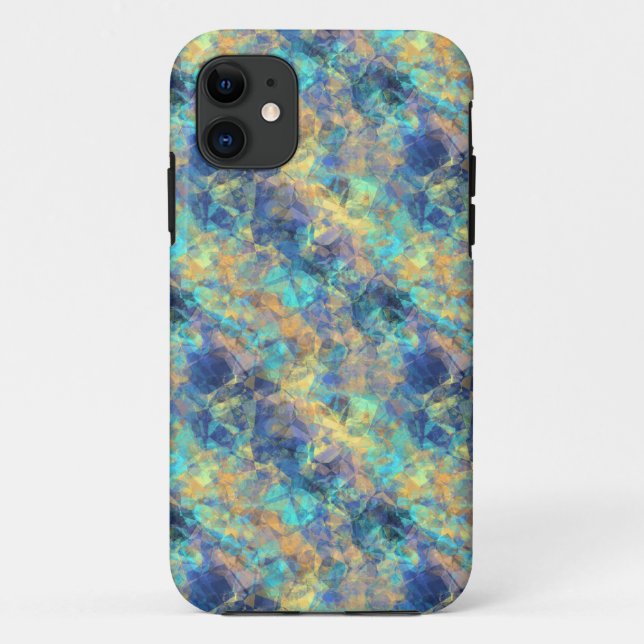 Capa Para iPhone Da Case-Mate Abstrato azul (Verso)