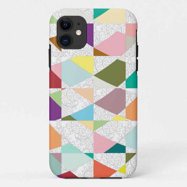 Capa Para iPhone Da Case-Mate Abstrato - Cores - Damasco (Verso)
